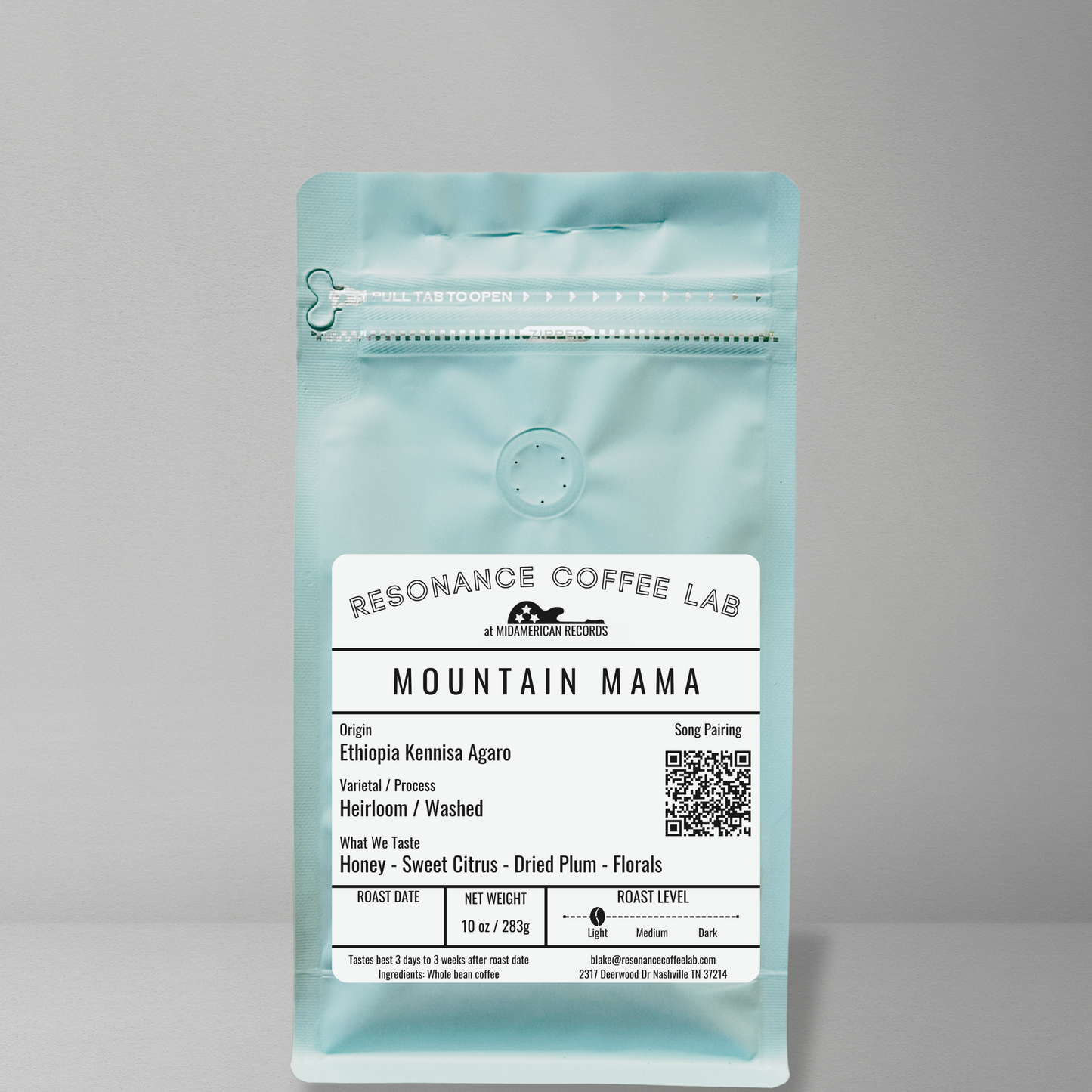 MOUNTAIN MAMA Ethiopia Kennisa Agaro Washed // Light Roast
